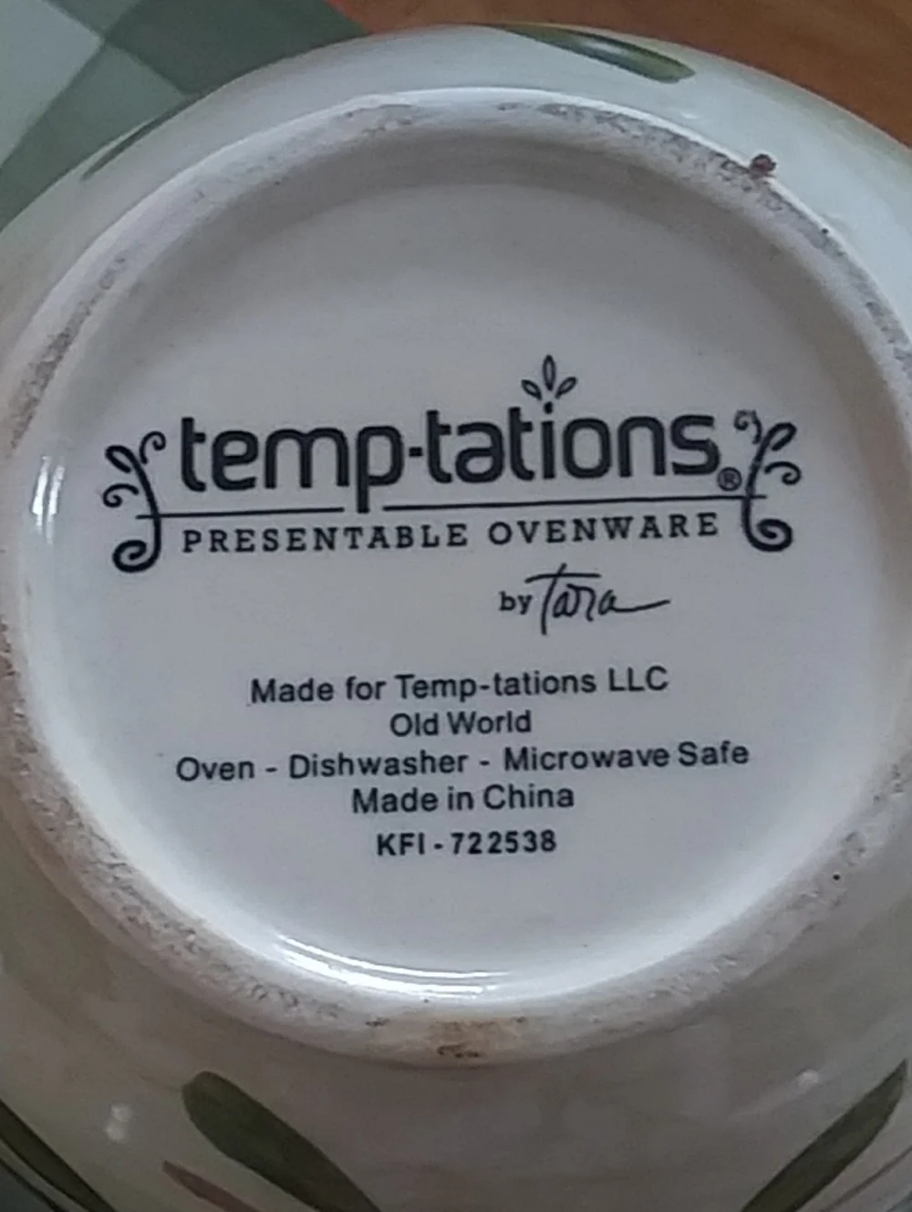 Temptations Old World Green Set Of Measuring Cups